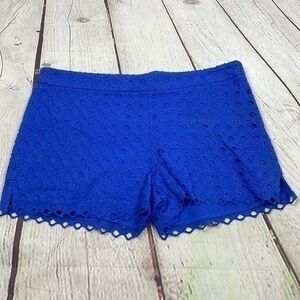 UEC Quinn eyelet royal blue shorts by Quinn size 8